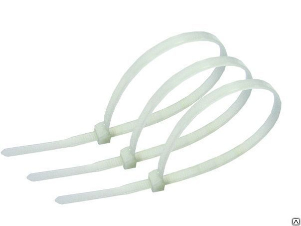 Хомут/стяжка 3,6мм*200мм  белый Хомут/стяжка 3,6мм*200мм  белый